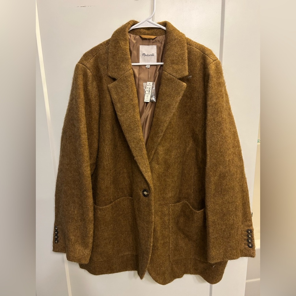 NWT Madewell Larsen Bouncle Blazer - Picture 2 of 14
